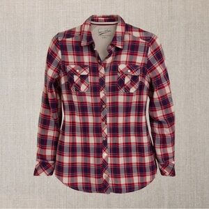 𝅺BC Clothing plaid fleece lined button up